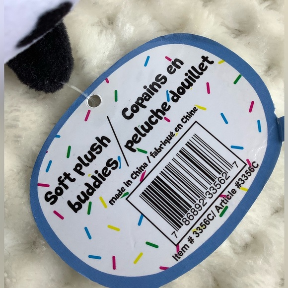 Moosh Moosh Clipz Dozer Dalmatian Plush Keychain Stuffed Animal - Picture 10 of 15